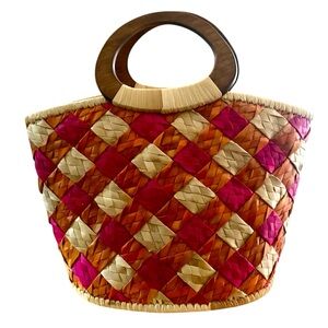 World Trade Market Hand Woven Tote💕